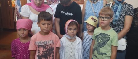 Молебен перед началом учебного года